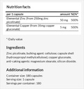 Z-Balance - Zinc 50mg + Cooper 5mg - 180 cápsulas Vegan - 6 meses de suministro - Zinc picolante y Cooper gluconate Suplemento para el cabello sano, la piel y las uñas - por la hegemonía de Apolo
