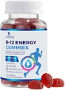 B-12 Vitamina Gummies 4500mcg - Extra Strength B12 Gummy Chewables for Energy Metabolism &amp; Immune Support - Suplemento dietético para Mujeres, Hombres, " Niños - No GMO, Vegan, Berry Flavor - 60 Conde