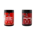 Serie Elite de 6 estrellas 100% Whey Protein Plus Triple Chocolate 1.8lbs US &amp; Creatine Powder Creatine X3 ← Creatine HCl + Creatine Monohydrate Powder