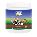 NaturesPlus Animal Parade MagKidz, Cherry Flavor - 0.38 lb - Suplemento de polvo de magnesio para niños - Soporte de salud de huesos y músculos - Gluten Free, Sugar Free - 45 Servings