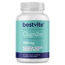 BestVITE Cognizin Citicoline 500mg (60 Vegetarian Capsules) - Clínicamente Estudiado Premium Choline Nootropic - No Stearates - Vegan - No GMO - Gluten Gratis - Suplementos cerebrales para memoria y enfoque