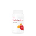 GNC Triple Lecithin 1200mg Suplemento, soporta un sistema saludable de corazón, hígado y nervios, 90 Servimientos