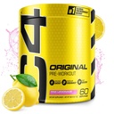 Cellucor C4 Original Pre Workout Powder Pink Lemonade Vitamin C for Immune Support Sugar Free Preworkout Energy for Men &amp; Women 150mg Caffeine + Beta Alanine + Creatine 60 Servings