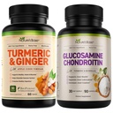 Base Turmeric " Ginger 60 ct + Glucosamine Chondroitin 90 ct