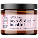 Myo-Inositol & D-Chiro Inositol Powder ← Equilibrio hormonal para las mujeres ← Ideal 40:1 Ratio ← Myo 2000mg, D Chiro 50mg ← Regulate Menstrual Cycle and Support Ovarian Health ← 30 Servings, 2.17 oz.