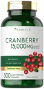 Carlyle Cranberry Pills 15000mg ← 300 Capsules ← Herb Extract Suplemento Silencio para Mujeres y Hombres