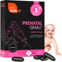 Vitamina prenatal Zahler con DHA & Folate - DHA Suplementos " Multivitamínico prenatal para la madre y el niño - Kosher Prenatal DHA Vitaminas prenatales con Hierro, Softgeles Prenatales 60 Cuenta