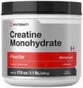 Horbäach Creatine Monohydrate Powder ← 1.1lb (17.6 oz) Silencio Micronized y Desflavored Silencio Vegetarian, Non-GMO, y Gluten Free Supplement