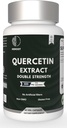 Extracto de Quercetina Capsules Non-GMO,Gluten-Free, Vegetarian Supports Global Health Strength Energy (120 Capsules)