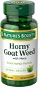 Botín de la naturaleza Goat Horny con Maca, suplemento de salud herbal, 60 cápsulas