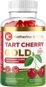 Katherine &amp; Clark Tart Cherry Gold Montmorency Gummies - Tart Cherry Extract Gummies with Celery Seed - Promotes Healthy Uric Acid Levels to Support Joint Relief - Vegan Made in The USA - 60 Count