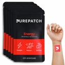 Puro Patch® Energy Patch – Botanical-Inspired Topical Patch with Caffeine, Amino Acids, and Electrolyte Blend – Non-Ingestible Format – 30 Patches