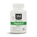 365 by Whole Foods Market, Vitamina E 1000 UI, 60 Cuenta