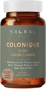 15 días Colon Cleanse - Asistencia Digestiva para la limpieza, Senna Leaf, Cascara Sagrada, Psyllium Husk, Flaxseed, Aloe Vera, Probiotics and More. Constipation Relief.