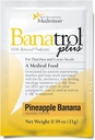 Banatrol® Natural Anti-Diarreica con Prebióticos, Alivio de la Diarrea Crónica, IBS, Diarrea Recurrida, Alimentos Médicos con Apoyo Clínica, No Estipados, 25 Servimientos (Pineapple)