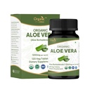 Aloe Vera Tablets ← Aloe Barbadensis (Aloe Vera) Silencio USDA Orgánica Silencioso Apoyo Digestión " Salud de la piel Silencioso Suplemento dietético 120tab