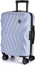 BAGSMART Carry On Luggage 22x14x9 Airline Aprobado, PC Hardside Suitcase, 20 Inch Carryon with Spinner Wheels, Travel Luggage Lightweight Rolling Suitcases for Men Women (Purple)