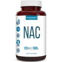 Suplemento NAC (N-Acetyl Cysteine) - 1000 mg-Apoyo Antioxidante - Promueve Salud y Detoxificación del hígado - Boosts Lung and Immune Health - Vegetable Capsules - 120 Conde - 60 Serviciones