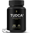 HUMANX TUDCA+ 1000mg Bile Salts Liver Support Supplement, Liver and Gallbladder Cleanse Supplement - Vegan, Non GMO - USA Made Easy to Swallow Capsules - Tauroursodeoxycholic Acid Suplementos
