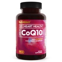 BioEmblem CoQ10 con BioPerine - 200 mg Softgels, alta absorción - Coenzima Q10 Antioxidante para la producción de energía, salud cardíaca - forma natural, no GMO CoQ10 Suplemento - 90 Conde
