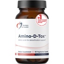 Diseños para la salud Amino-D-Tox - Amino Acid Detox + Soporte para la limpieza del hígado - Suplemento Blend con Glicina, Calcio D Glucarate, NAC + Más - Non-GMO (90 cápsulas)