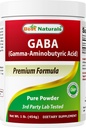 Mejores Naturales GABA (Gamma Aminobutírico Ácido) Polvo Puro 1 Libra