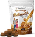 BariatricPal Citrato de Calcio Libre de Azúcar Citratos suaves TENIDO 500 mg con vitamina D &amp; Probióticos TENIDO Butterscotch ANTE 90 Conde (1 Mes de Suministro)