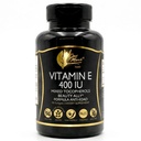 Cocó Marzo N.M.D Vitamina Natural E 400 IU-Mixed Tocopherols, Beauty Ally, 3 Mes de Suministro - Gluten Gratis, Paleo Friendly, Dairy Free, Keto Friendly, GMO Gratis, 100 Softgels