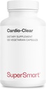 Supersmart - Cardio Clear (Suplemento Gárlico EDTA) - con Malic Acid, Calcium Disodium EDTA, Magnesium, Bromelain ← No GMO &amp; Gluten Gratis - 120 Vegetarian Capsules