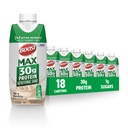 BOOST MAX Protein Shakes Listo para beber - 30g High Protein Shake - Vainilla  durable Bebidas nutricionales para apoyar la recuperación muscular después del ejercicio, 26 Vitaminas &amp; Minerales, 1g Sugar, 11 fl oz (Pack of 18)