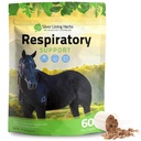 Herbs de forro de plata Suplemento de apoyo respiratorio para caballos - Suplementos de caballos para la limpieza pulmonar &amp; salud respiratoria - Excelente para la función pulmonar, respiración &amp; vías aéreas claras - 1 lb 60 días de suministro