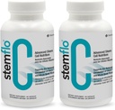 Revitalizar su sistema con StemFlo® Advanced Formula 2 Pack - Trans-Resveratrol, Curcumin y Super Antioxidantes para Salud, Longevidad y Vitalidad