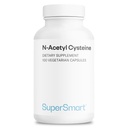 Supersmart - NAC N-Acetyl Cysteine 1800 mg Por día - Aminoácidos - Antioxidantes " Suplemento Anti envejecimiento - Glutathione Precursor ← Non-GMO " Gluten Free - 100 cápsulas vegetarianas