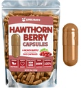 Hawthorn Berry Powder Capsules - 360 Conde (6 Mes de Suministro) - Premium Hawthorn Berry Capsules para soporte cardiovascular - Hawthorne Berry Powder - Un suplemento Hawthorne ideal para hombres y mujeres