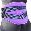 REVIX Reutilizable Grandes paquetes de hielo trasero con Correas de Compresión, Ajustable Afilado de hielo inferior para Lumbar, Nerve ciática, Lining Soft Plush, Terapia de compresión fría