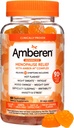 Suplementos de la menopausia ámbar para las mujeres, Alivio Multi-Síntoma, Vitamina E & Unique Amberen Compuesto, Ayuda a soportar el equilibrio hormonal, Flashes calientes &amp; Noches, Sugar Gratis, Sabor de naranja, 60 Gummies