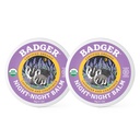Badger - Night Night Balm, Chamomile &amp; Lavender, Natural Sleep Balm for Kids, Scented Relaxing for Children, Kids Organic Sleep Balm, 2 oz (2 Pack)