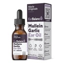 Marie Originals Natural Ear Oil Drops ← Mullein Aceite de ajo gotas para la prevención de la infección, Herbal Ear Ache Drops for Adults, Kids &amp; Pets, Soothes Ear Pain &amp; Wax Removal, Earache Remedies (1 Pack)