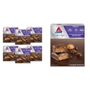 Atkins Pecan Caramel Clusters, 60 Cuenta " Chocolate Caramel Mousse Bars, 5 Cuenta - Baja Azúcar Dessert Favoritas
