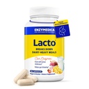 Enzymedica Lacto, Píldoras avanzadas de lactancia para el soporte lácteo, ayuda a romper la lactosa, Casein &amp; Fat, píldoras de alivio lácteo, Vegan, 90 cápsulas