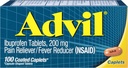 Advil 200mg Caplets 100 cada uno