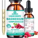 Cortisol Detox for Women &amp; Men w. Super Calm 16-in-1 Magnesium, Theanine, Ashwagandha, St Johns Wort, Lemon Balm, Cortisol Wellness Liquid Drops for Balanced Cortisol, Harmone Balanced & Relax