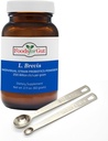 Lactobacillus Brevis Probiotic Powder 200 Billion cfu's vírgenes Hecho en EE.UU. No hay aditivos Silencio Directo desde el fabricante Silencio No Third-Party Storage ← Digestive &amp; Immune Support  L. Brevis ← 60 Grams (2.11 OZ)