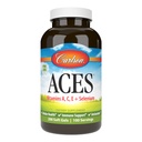 Carlson - ACES, Vitaminas A, C, E + Selenium, Celular Health & Immune Support, Antioxidante, 200 Softgels