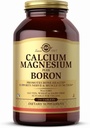 Solgar Calcium Magnesium Plus Boron - 250 Tabletas - No GMO, Vegan, Gluten Gratis, Dairy Free, Kosher - 83 Servimientos
