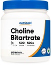 Nutricost Pure Choline Bitartrate Powder 500 gramos