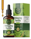 HERBAMAMA Stinging Nettle Tincture - Vegan Urinary Tract Support with Stinging Nettle Root Extract - Non-GMO, Alcohol &amp; Sugar-Free Urtica Dioica Supplement - 84-Day Supply