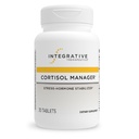 Terapéutica Integrativa Cortisol Manager - Adrenal Health Support Supplement for Healthy Stress Response* - Vegan, Dairy-Free &amp; Gluten-Free - 30 Tablets (15 Servimientos)