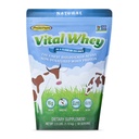 Polvo de proteína de grano para la vitalidad inmune, sabor natural 2,5 libras (56 servidumbres), 15g Protein per serve, Vital Whey, Holístico limpio, Wellness Nutrition