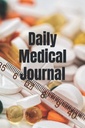 Daily Medical Journal para listar medicamentos, vitaminas, suplementos y pistas lecturas de presión arterial Libro diario de registros para cuidadores y pacientes